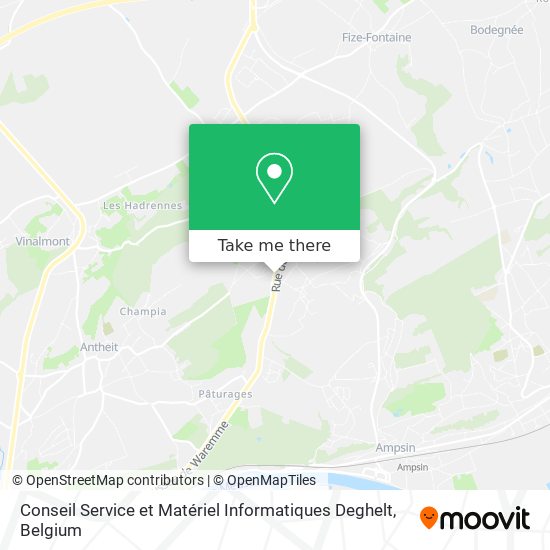 Conseil Service et Matériel Informatiques Deghelt map