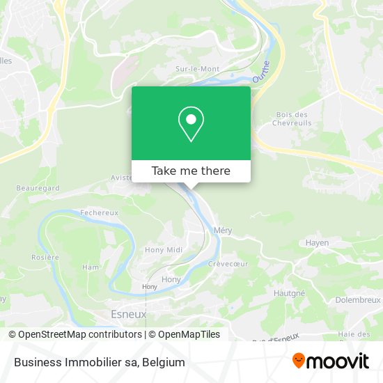 Business Immobilier sa map