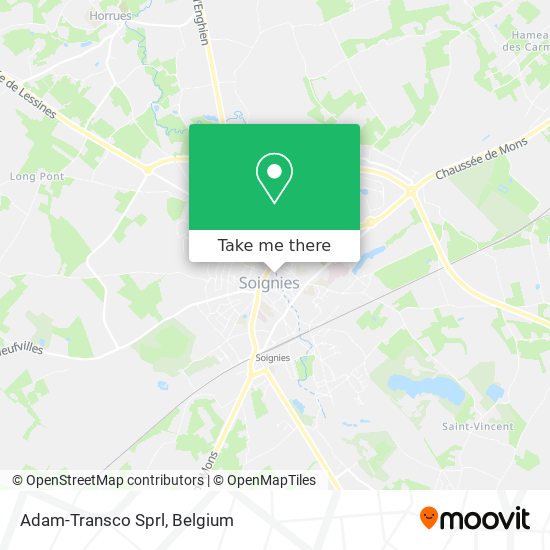 Adam-Transco Sprl map