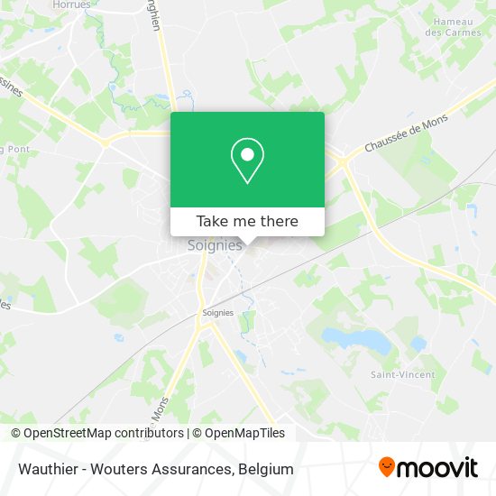 Wauthier - Wouters Assurances map
