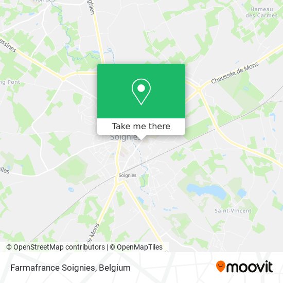 Farmafrance Soignies map