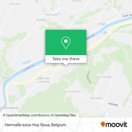 Hermalle-sous-Huy Roua map