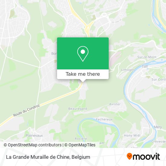 La Grande Muraille de Chine map