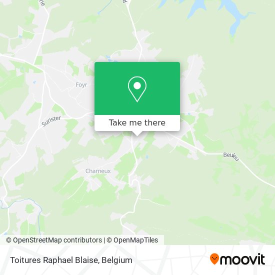 Toitures Raphael Blaise map