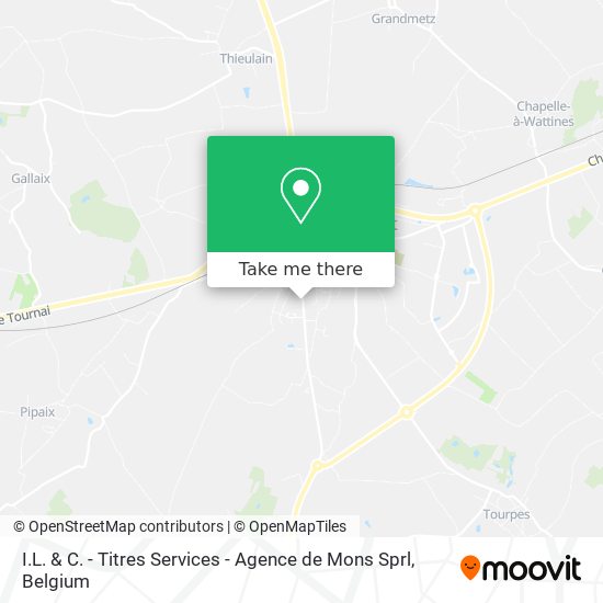 I.L. & C. - Titres Services - Agence de Mons Sprl map