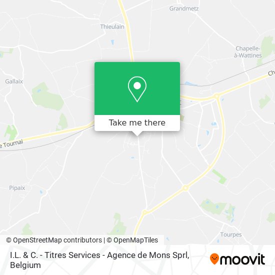 I.L. & C. - Titres Services - Agence de Mons Sprl plan