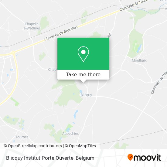 Blicquy Institut Porte Ouverte map