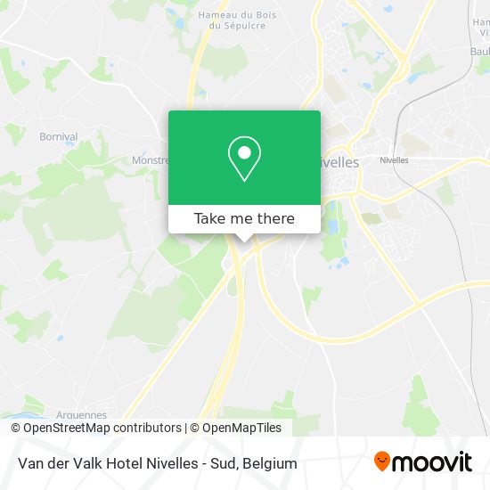 Van der Valk Hotel Nivelles - Sud map