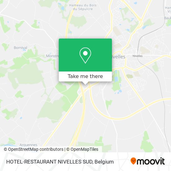 HOTEL-RESTAURANT NIVELLES SUD plan