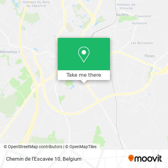Chemin de l'Escavée 10 map