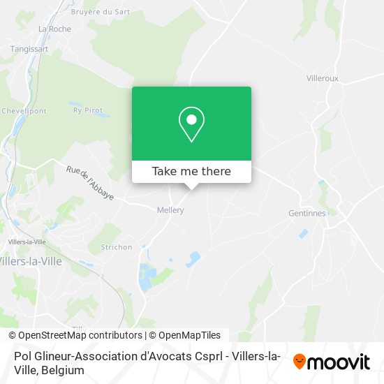 Pol Glineur-Association d'Avocats Csprl - Villers-la-Ville map