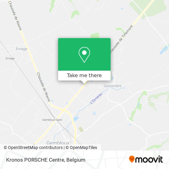 Kronos PORSCHE Centre map