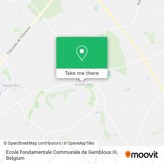 Ecole Fondamentale Communale de Gembloux III plan