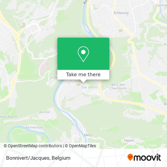 Bonnivert/Jacques map