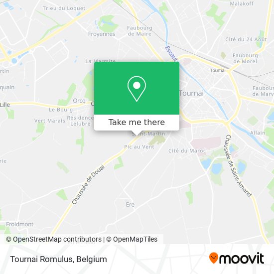 Tournai Romulus map