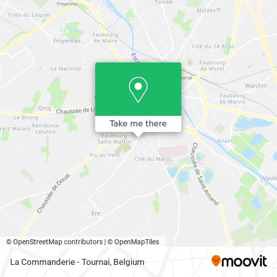 La Commanderie - Tournai map
