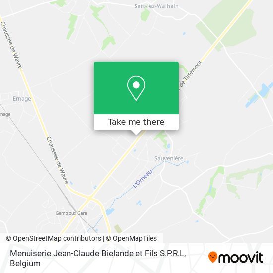 Menuiserie Jean-Claude Bielande et Fils S.P.R.L plan