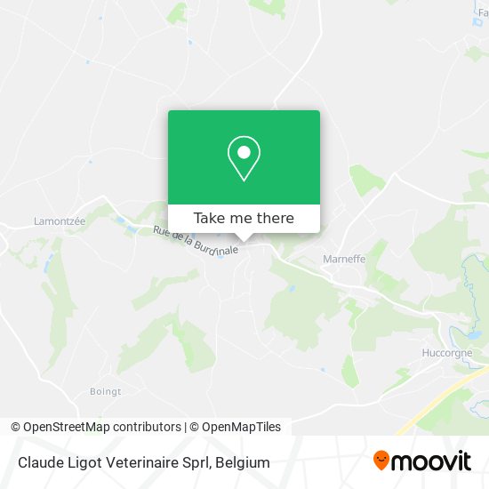 Claude Ligot Veterinaire Sprl plan