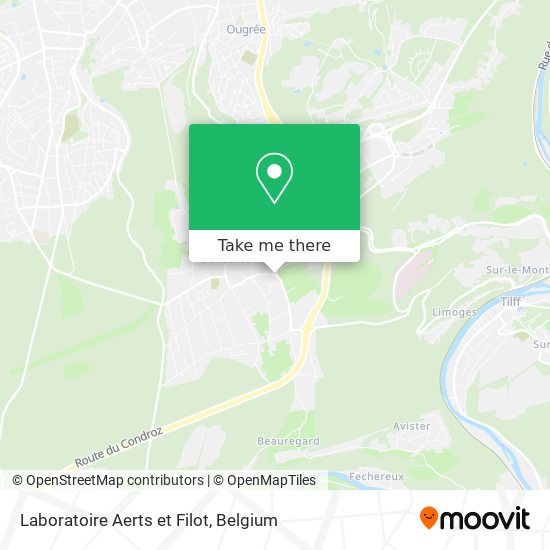 Laboratoire Aerts et Filot plan