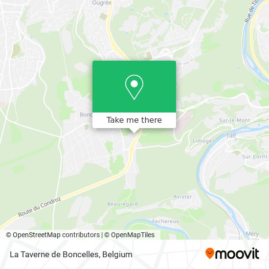 La Taverne de Boncelles map