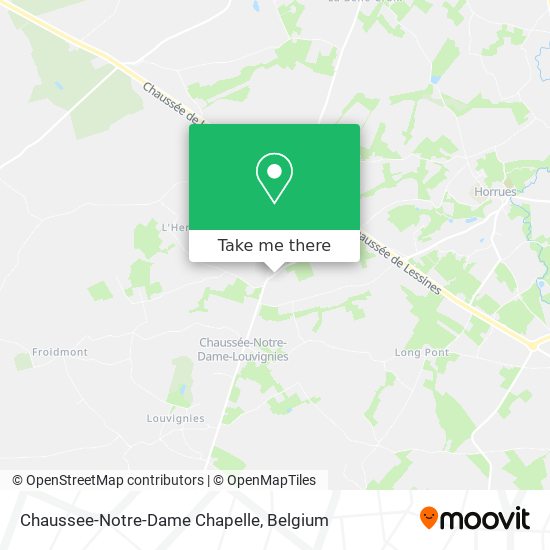 Chaussee-Notre-Dame Chapelle map