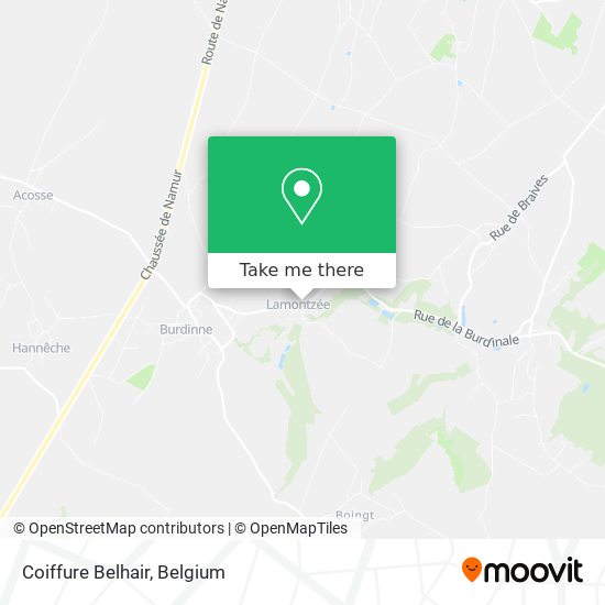 Coiffure Belhair map