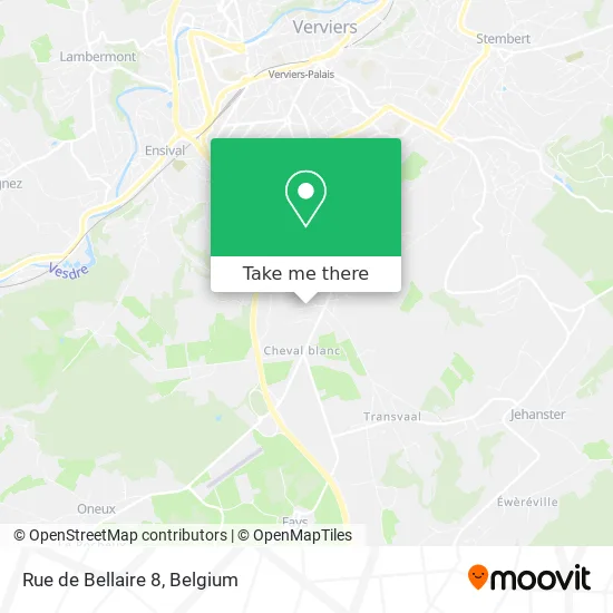 Bellaire Street 8 map