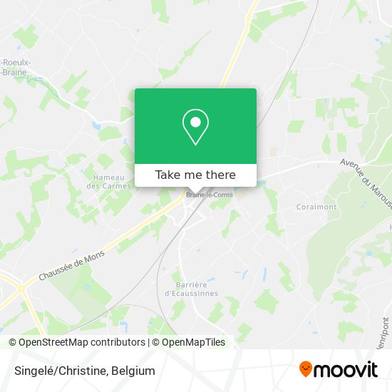 Singelé/Christine map