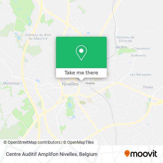 Centre Auditif Amplifon Nivelles map