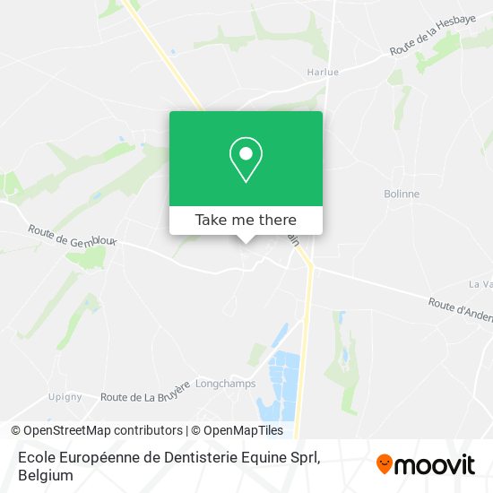 Ecole Européenne de Dentisterie Equine Sprl plan