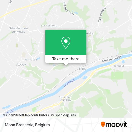 Mosa Brasserie map