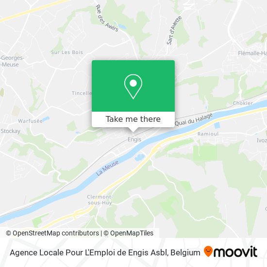 Agence Locale Pour L'Emploi de Engis Asbl map
