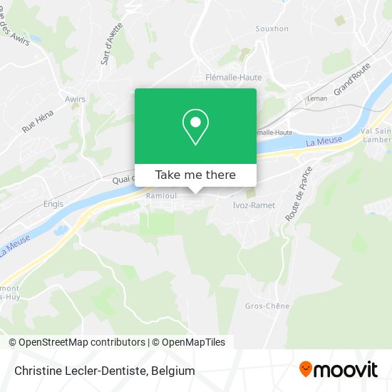 Christine Lecler-Dentiste map