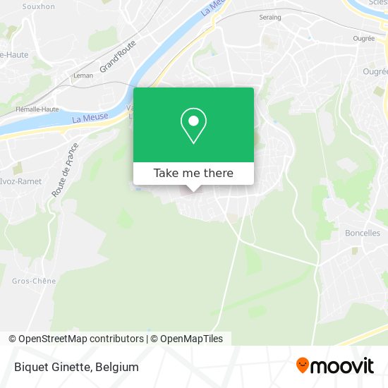 Biquet Ginette map