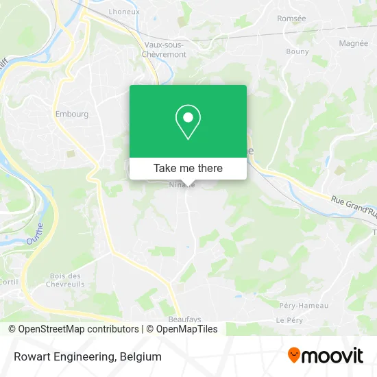 Rowart Engineering map