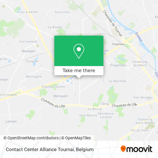 Contact Center Alliance Tournai plan