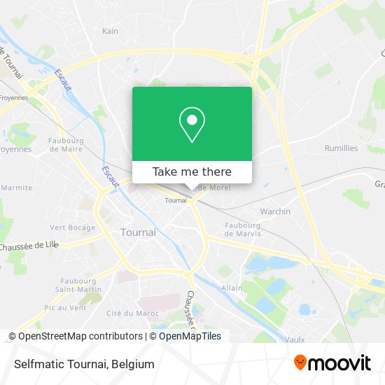 Selfmatic Tournai map