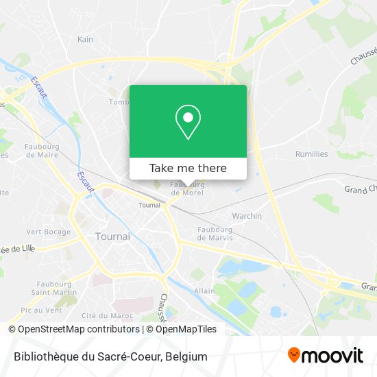 Bibliothèque du Sacré-Coeur map