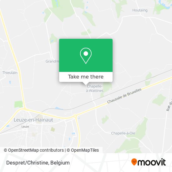 Despret/Christine map