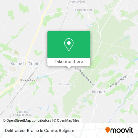 Delitraiteur Braine le Comte plan