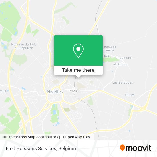 Fred Boissons Services map