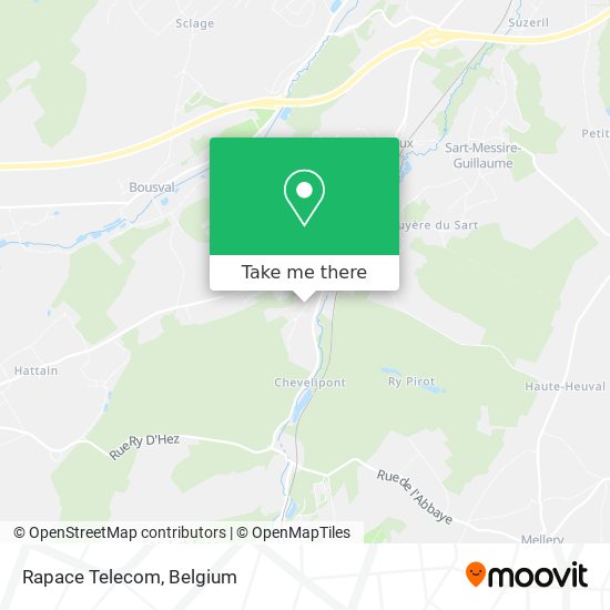 Rapace Telecom map