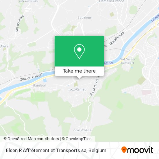 Elsen R Affrêtement et Transports sa plan
