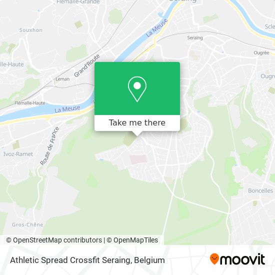 Athletic Spread Crossfit Seraing map