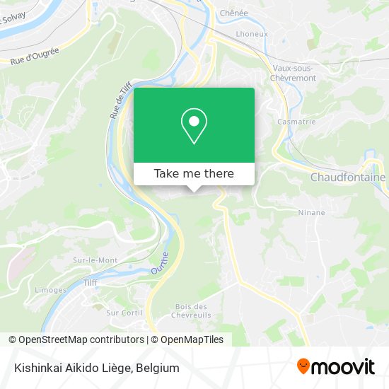 Kishinkai Aikido Liège map