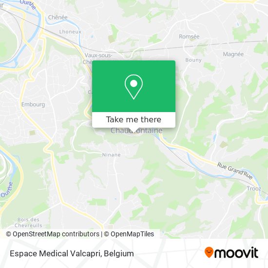 Espace Medical Valcapri map