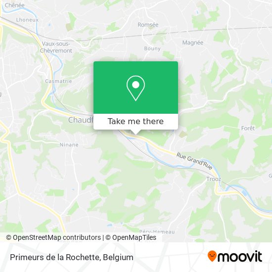 Primeurs de la Rochette map