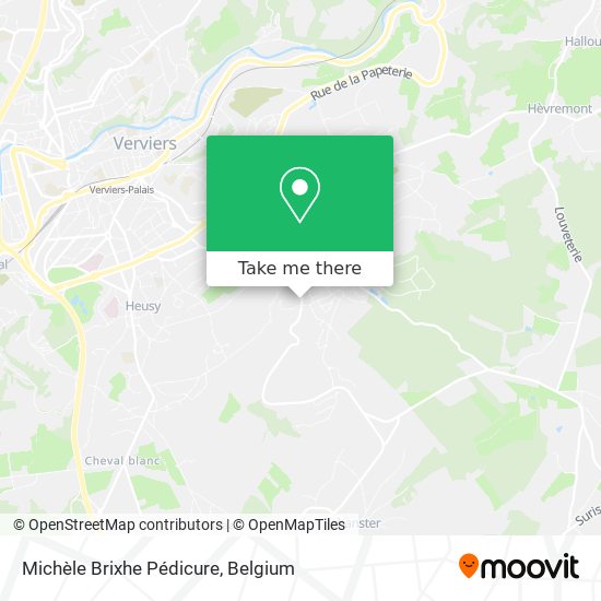 Michèle Brixhe Pédicure plan