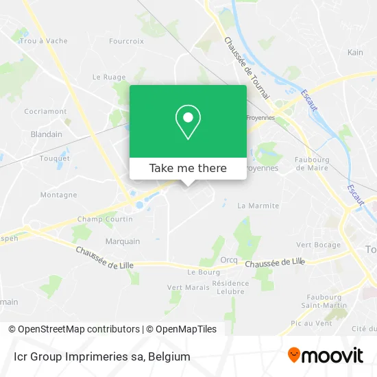 Icr Group Imprimeries sa map