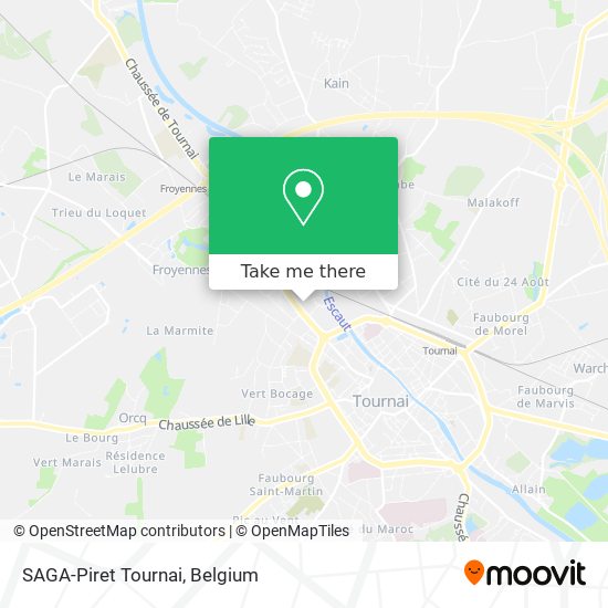 SAGA-Piret Tournai map